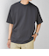 SHIPS any: JAPAN MADE ハイゲージ コットン リラックス リブネック Tシャツ◇