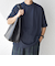 SHIPS any: JAPAN MADE ハイゲージ コットン リラックス リブネック Tシャツ◇