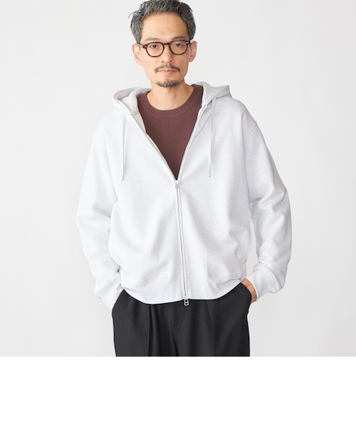 SHIPS: コットン ウール ジップ パーカー｜シップスの通販｜&mall