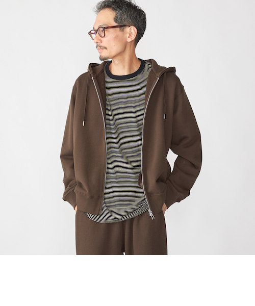 SHIPS: コットン ウール ジップ パーカー｜シップスの通販｜&mall