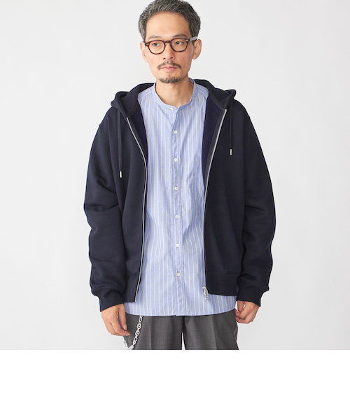 SHIPS: コットン ウール ジップ パーカー｜シップスの通販｜&mall