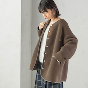 《予約》【一部WEB限定】〈手洗い可能〉NEW リバーシブル ボア ブルゾン