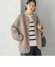 【一部WEB限定】〈手洗い可能〉NEW リバーシブル ボア ブルゾン