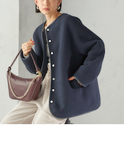 【一部WEB限定】〈手洗い可能〉NEW リバーシブル ボア ブルゾン