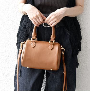 VELETTO: 2WAY ショルダー ミニ ボストン バッグ