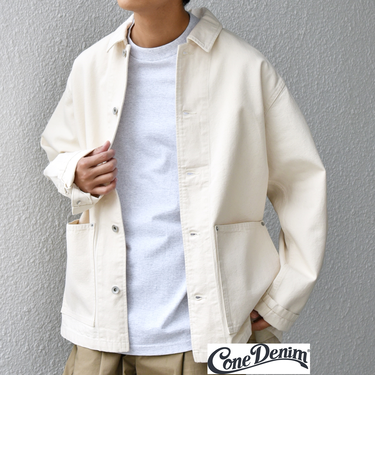 SHIPS any: Cone Denim キャンバス デニム カバーオール (セットアップ対応)◇