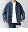 SHIPS any: Cone Denim キャンバス デニム カバーオール (セットアップ対応)◇
