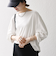 SHIPS any:〈接触冷感/汗染み防止加工/洗濯機可能〉ボートネック ワイド ロンTEE