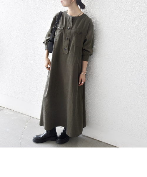 SHIPS any:〈手洗い可能〉ポリエステル ベロア 刺繍 タック フレア