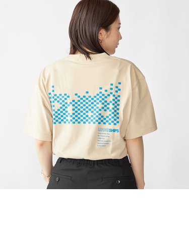 【WEB限定】SHIPS: SHIPS Co. デザイン プリント Tシャツ
