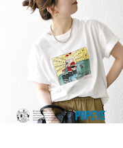 SHIPS any:〈洗濯機可能〉OLIVE OYL(TM) プリント TEE