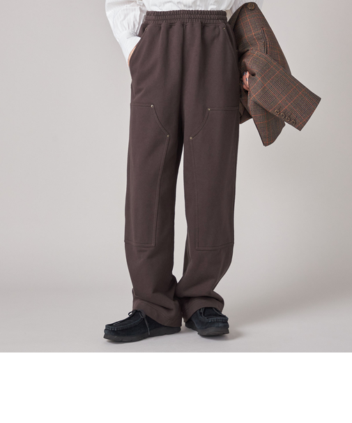 SHIPS NINE CASE:〈洗濯機可能〉裏毛 ダブルニー パンツ