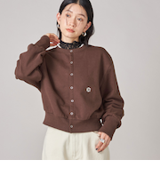 SHIPS NINE CASE:〈洗濯機可能〉裏毛 カーディガン