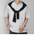 SHIPS any:〈接触冷感・遮熱・UVカット機能等〉サマーファンクション 鹿の子 ヘンリーネック Tシャツ◇