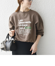 【SHIPS any別注】La Hutte:〈洗濯機可能〉裏起毛 クルーネック スウェット 25AW