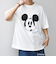 SHIPS any: /ミッキーマウス/ サイン & ポージング Tシャツ◇