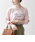 【SHIPS any別注】MONMIMI:〈洗濯機可能〉ロゴ プリント ロンTEE 25AW