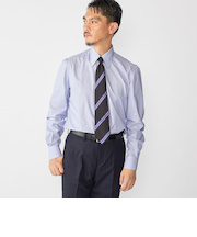 【SHIPS別注】Errico Formicola: DALIO ヘアライン ストライプ シャツ