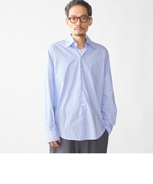 【SHIPS別注】CAMISAS MANOLO: GINGHAM NORMAL SHIRT