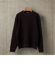 <新色予約中!>【SHIPS別注】FRED PERRY: シングル ティップ ワッフル ニット