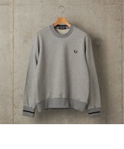 【SHIPS別注】FRED PERRY: シングル ティップ スウェットシャツ