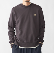 【SHIPS別注】FRED PERRY: シングル ティップ スウェットシャツ