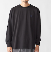 【SHIPS別注】FRED PERRY: ピケ ロングスリーブ T シャツ