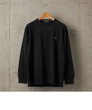 ＜新色予約中！＞【SHIPS別注】FRED PERRY: ピケ ロングスリーブ T シャツ
