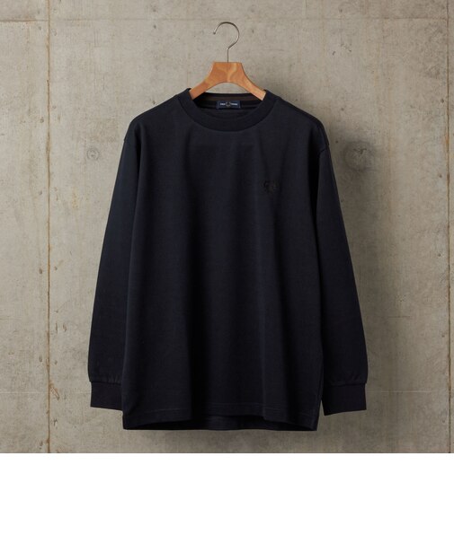 <新色予約中!>【SHIPS別注】FRED PERRY: ピケ ロングスリーブ T シャツ