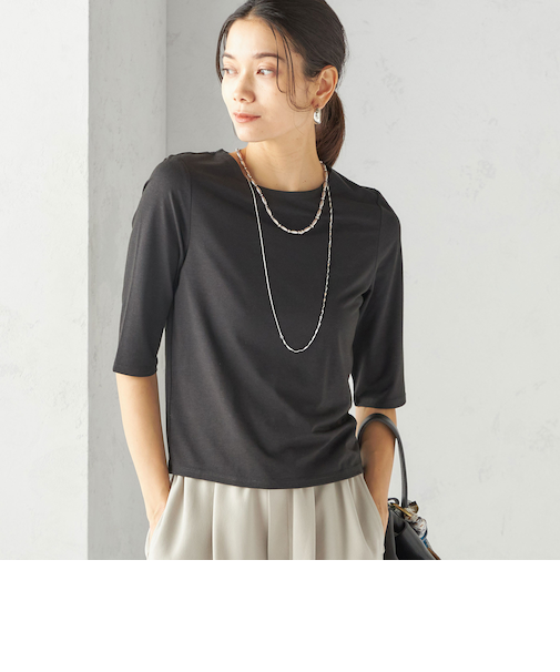 ソロナ 5分袖 TEE