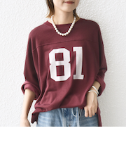 【SHIPS別注】81BRANCA:ナンバリング TEE