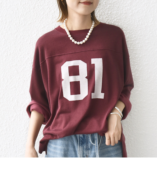 【SHIPS別注】81BRANCA:ナンバリング TEE