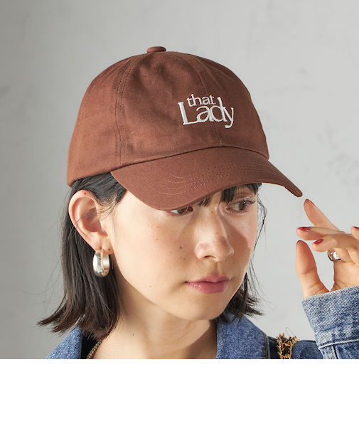 that Lady ロゴ キャップ