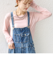 シアー フライス ロング スリーブ カットソー