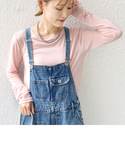 シアー フライス ロング スリーブ カットソー