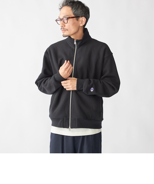 【SHIPS別注】Champion: リバースウィーブ ドライバーズ ジップ カーディガン