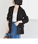 quaranciel:〈手洗い可能〉メッシュ ダブルブレスト テーラード ジャケット 25AW