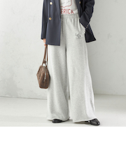【SHIPS別注】LOGAN KNITTING MILLS:〈洗濯機可能〉プリント パンツ