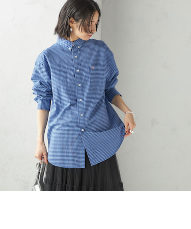 【SHIPS別注】LOGAN KNITTING MILLS:〈洗濯機可能〉チェック シャツ