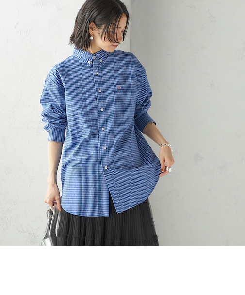 【SHIPS別注】LOGAN KNITTING MILLS:〈洗濯機可能〉チェック シャツ