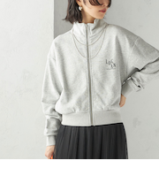 【SHIPS別注】LOGAN KNITTING MILLS:プリント ジップ プルオーバー