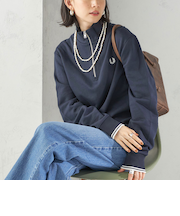 FRED PERRY: M3574 HALF ZIP SHIRT