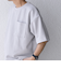 SHIPS any: 〈洗濯機可能〉フクレ ジャカード リラックス ポケット Tシャツ◇