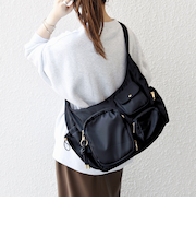 《予約》SHIPS any: 9ポケット 2WAY ショルダー バッグ