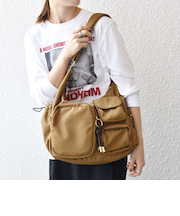 《予約》SHIPS any: 9ポケット 2WAY ショルダー バッグ