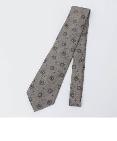 Puccini: シルク ウール メランジ コモン ネクタイ