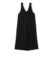 SHIPS Primary Navy Label:〈手洗い可能〉ツイル サロペット