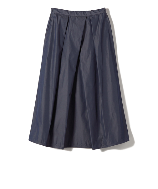 SHIPS Primary Navy Label:〈手洗い可能〉メモリー タックスカート