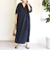 〈手洗い可能〉RENU ソフト タイプライター ギャザー ワンピース