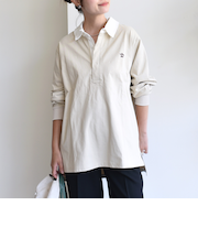 【SHIPS別注】LOGAN KNITTING MILLS:〈洗濯機可能〉ラガー シャツ